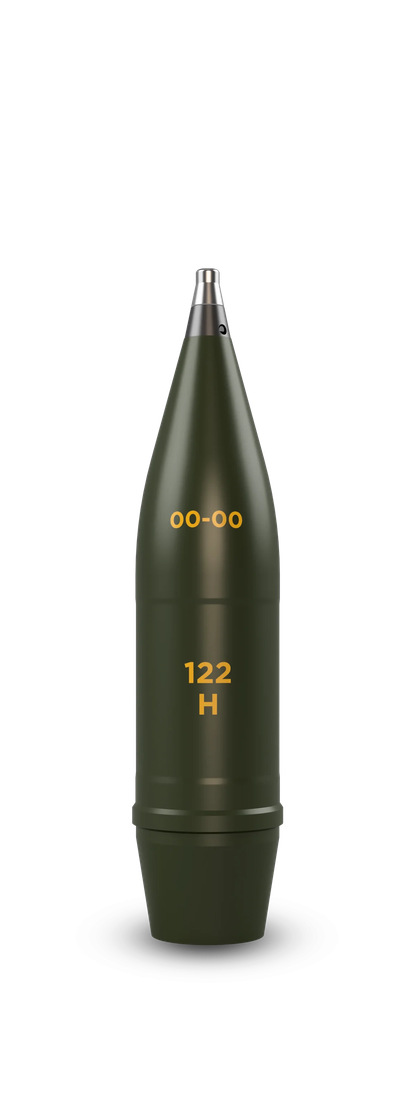 122mm artillery shell