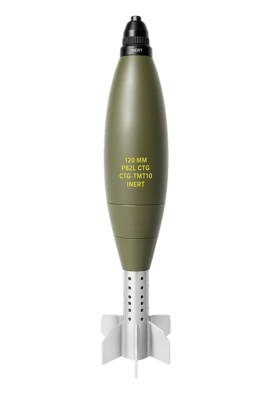 120mm NATO mortar round